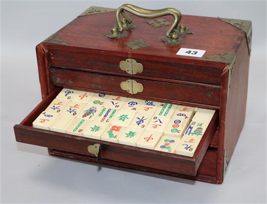 A Mahjong set